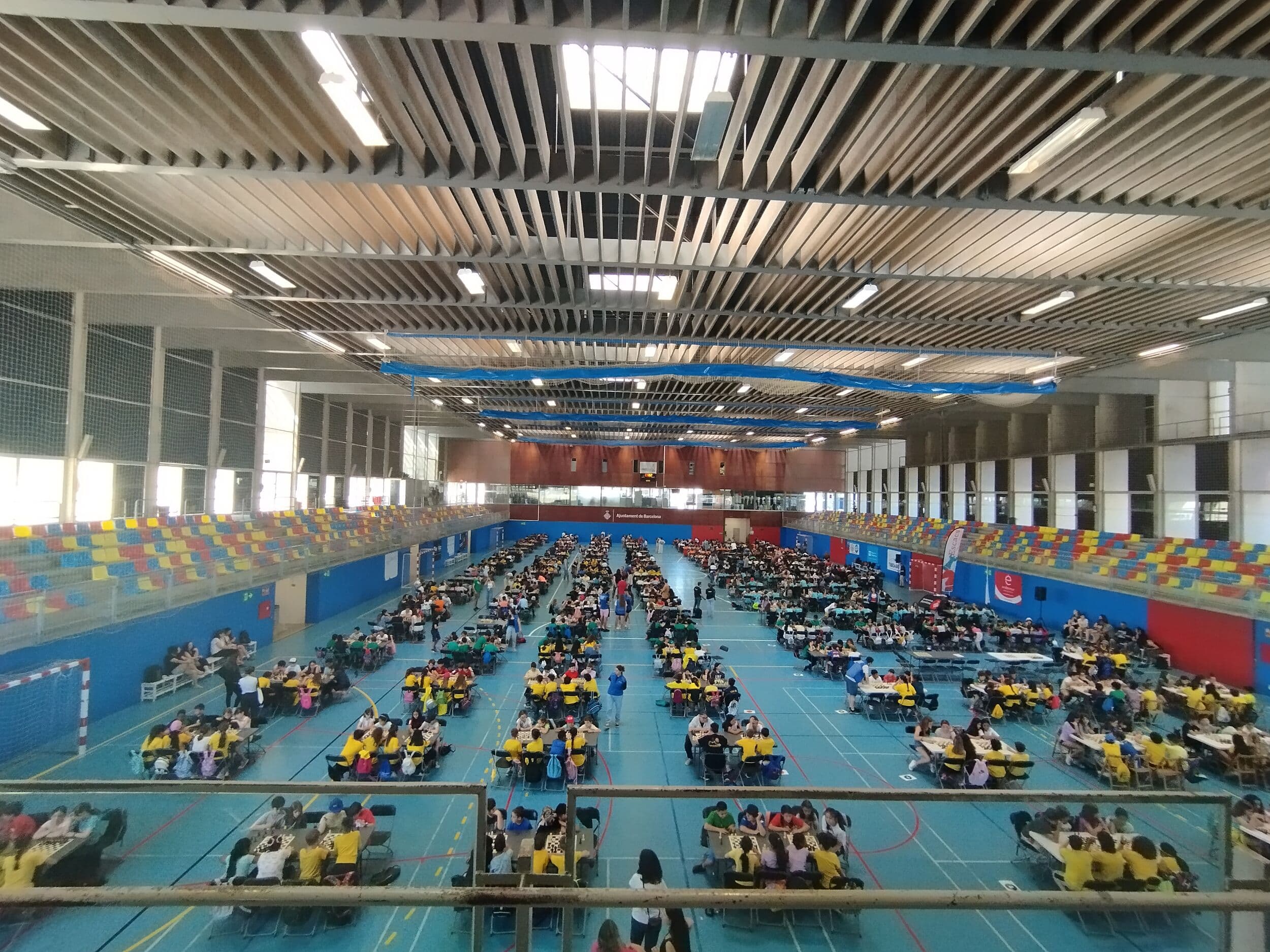 Gathering of 1,022 students from the 'Els Escacs fan per tu' programme